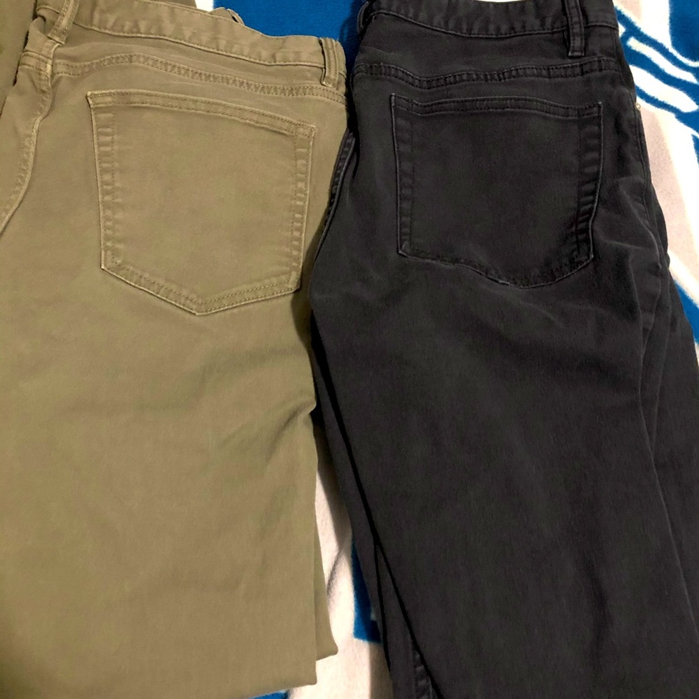 Lot of 2 chino pants H&M waist 30x32 length